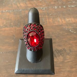 Nordstrom Red Gemstone Ring